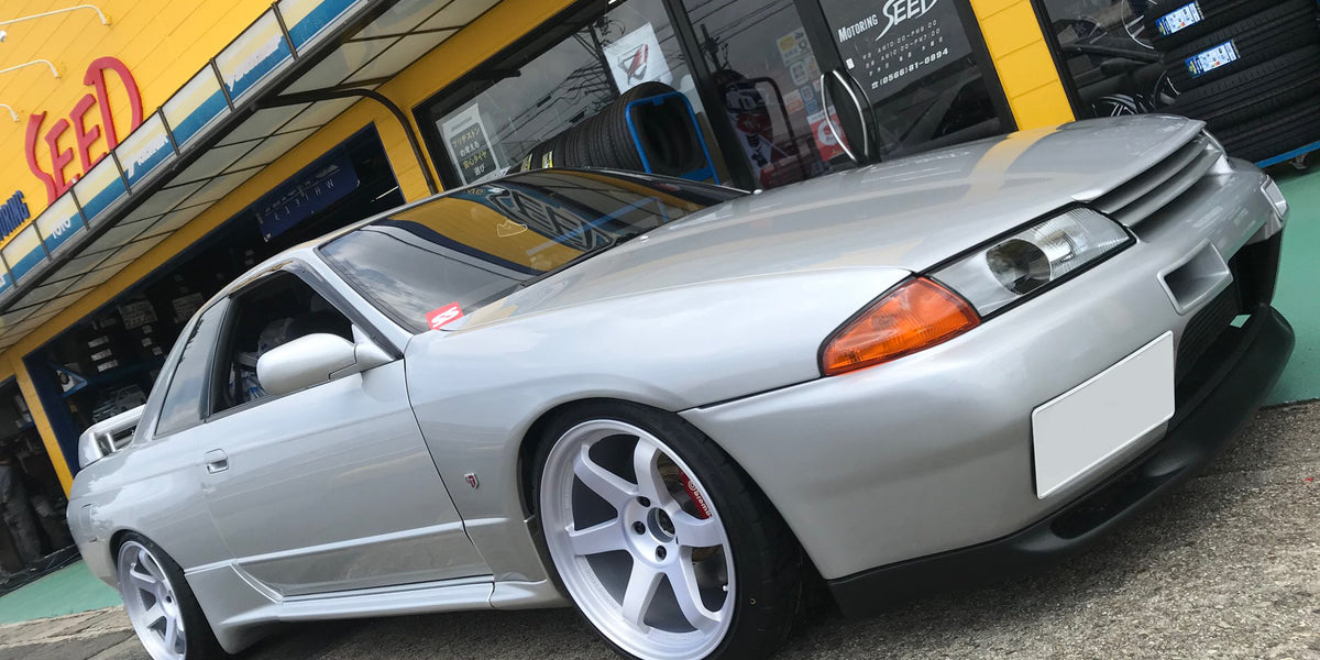 スカイラインGT-R R32 RAYSボルクレーシングTE37SL 18インチ
